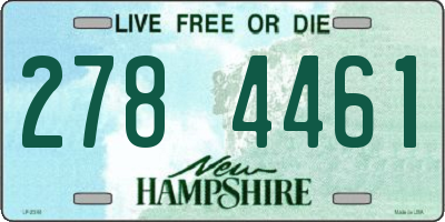 NH license plate 2784461