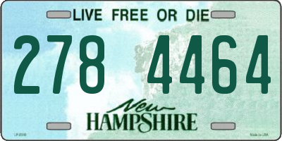 NH license plate 2784464