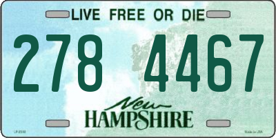 NH license plate 2784467