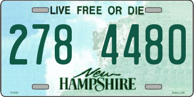 NH license plate 2784480