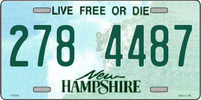 NH license plate 2784487