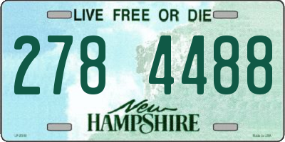 NH license plate 2784488