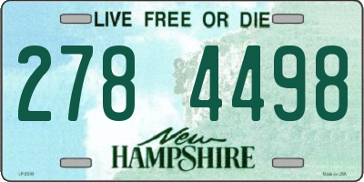 NH license plate 2784498