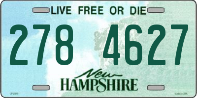 NH license plate 2784627