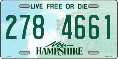 NH license plate 2784661