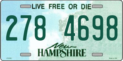 NH license plate 2784698