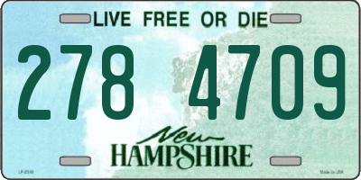 NH license plate 2784709