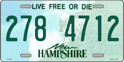 NH license plate 2784712