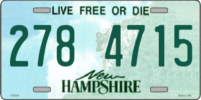 NH license plate 2784715