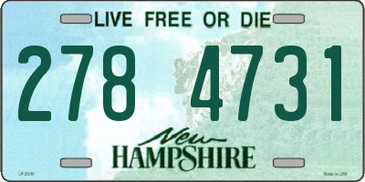 NH license plate 2784731