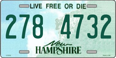 NH license plate 2784732
