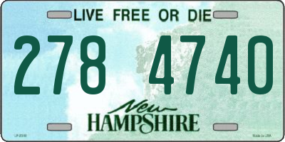 NH license plate 2784740