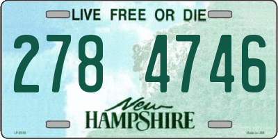 NH license plate 2784746