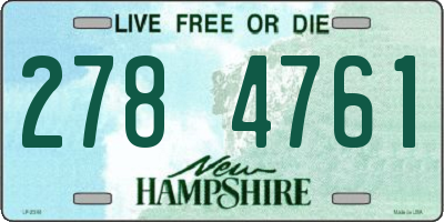 NH license plate 2784761