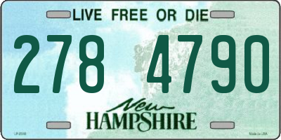 NH license plate 2784790