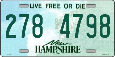 NH license plate 2784798
