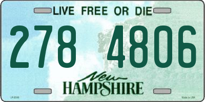 NH license plate 2784806