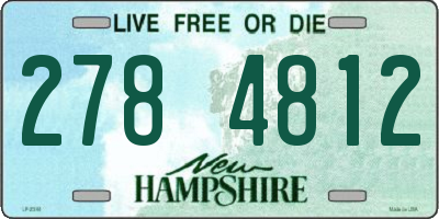 NH license plate 2784812
