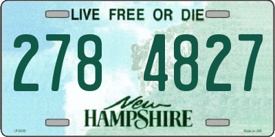 NH license plate 2784827