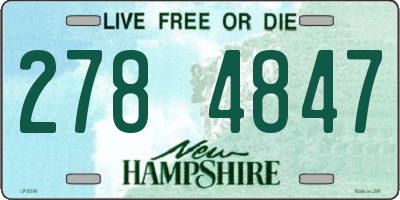 NH license plate 2784847