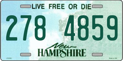 NH license plate 2784859