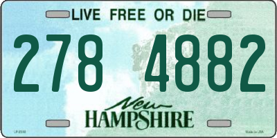 NH license plate 2784882