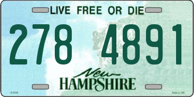NH license plate 2784891