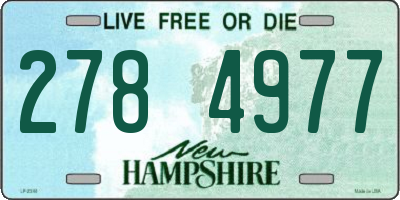 NH license plate 2784977
