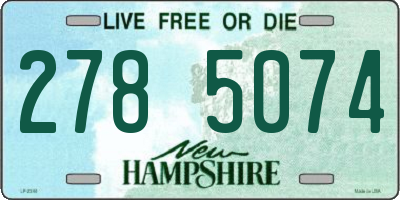 NH license plate 2785074
