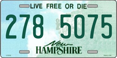 NH license plate 2785075