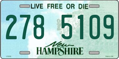 NH license plate 2785109
