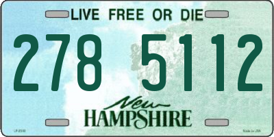 NH license plate 2785112