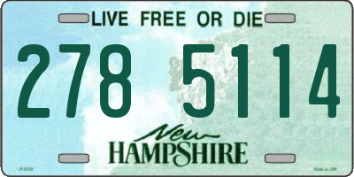 NH license plate 2785114