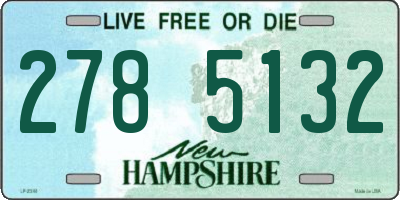 NH license plate 2785132