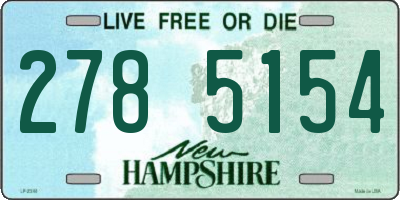NH license plate 2785154