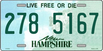 NH license plate 2785167