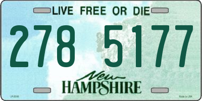 NH license plate 2785177
