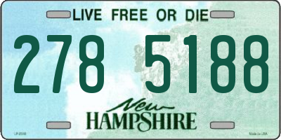 NH license plate 2785188