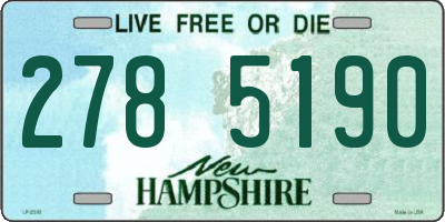 NH license plate 2785190