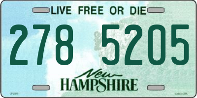 NH license plate 2785205
