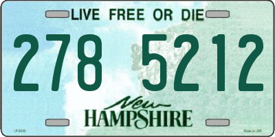 NH license plate 2785212
