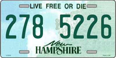 NH license plate 2785226