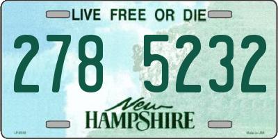 NH license plate 2785232