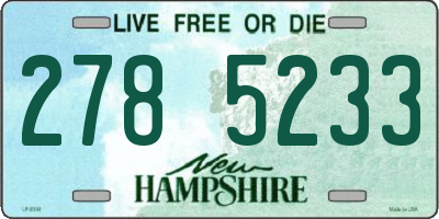 NH license plate 2785233