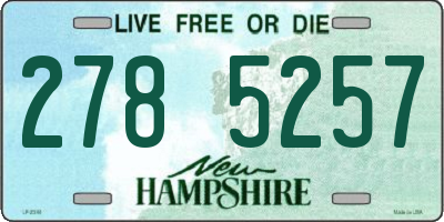 NH license plate 2785257