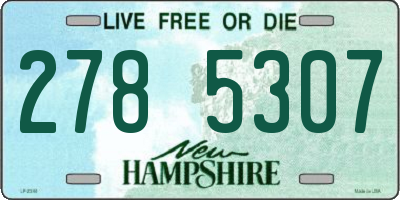NH license plate 2785307