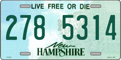 NH license plate 2785314
