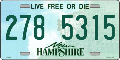 NH license plate 2785315