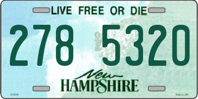 NH license plate 2785320