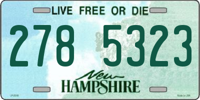 NH license plate 2785323